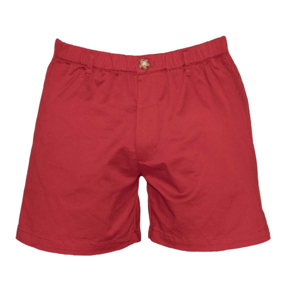 Meripex Apparel Elastic Waist Shorts 5.5” Inseam 4 Way Stretch Red Size Medium